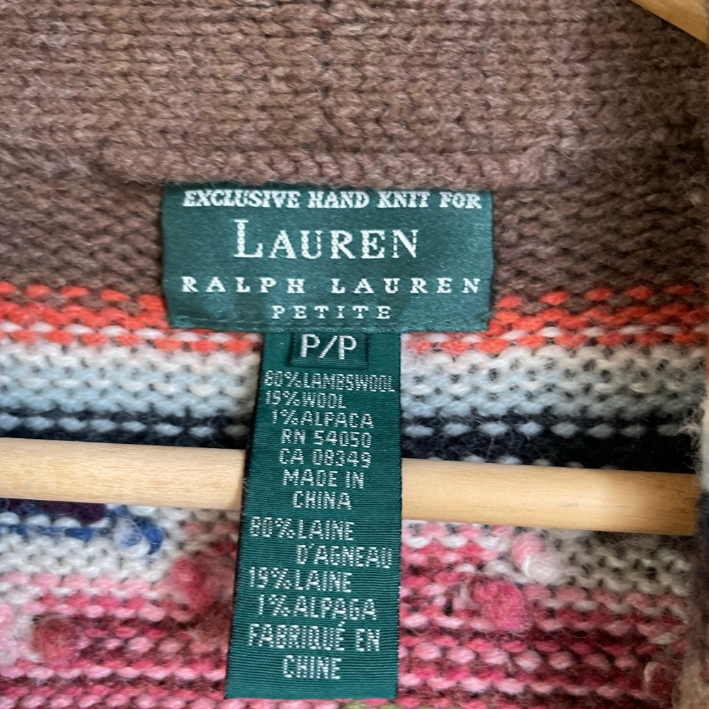 RALPH LAUREN Aztec Navajo Native American long duster P - Picture 5 of 9